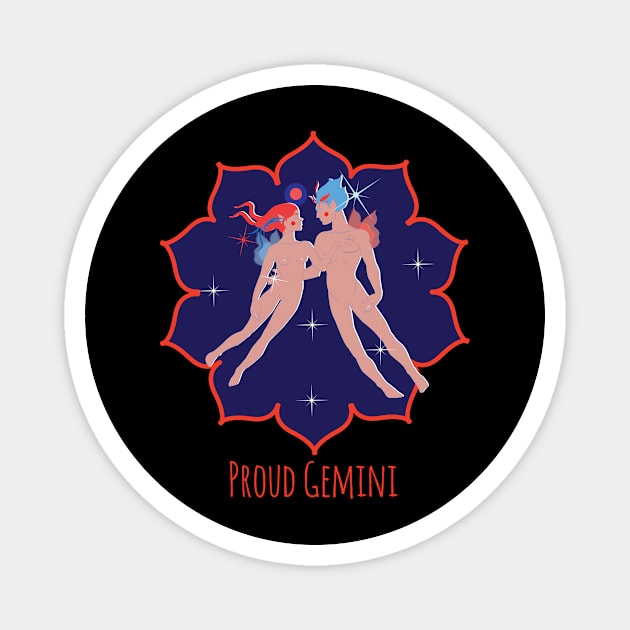 Proud Gemini Magnet by emma17